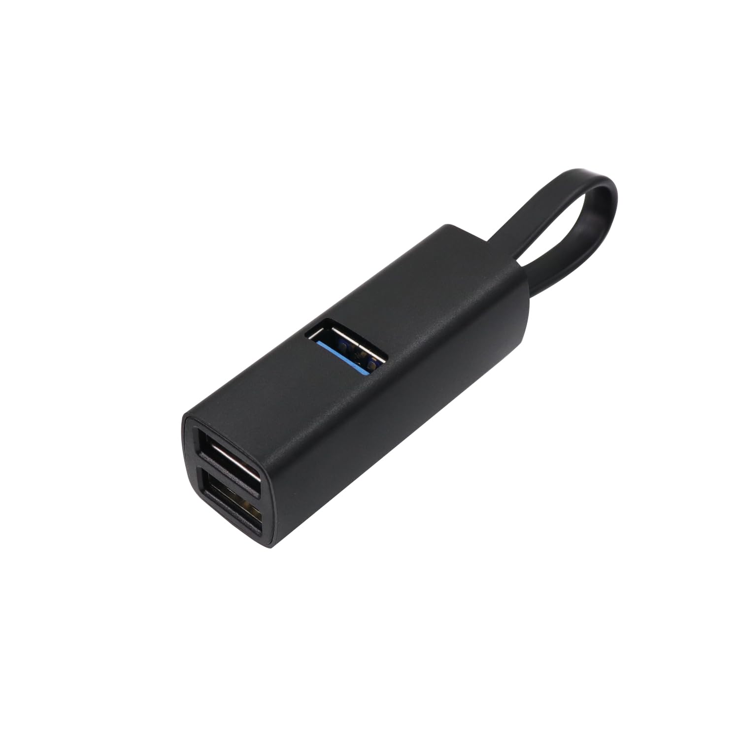 RIIEYOCA USB A zu USB 3.0 Hub, 3-Port USB 3.0 Extender, USB 2.0 Hub, Mini Aluminium Portable 3-Port Splitter Storage USB Hub Expansion Hub für Autos, Handys, Notebooks, PC