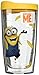 Tervis Minions Bananas Tumbler with Travel Lid, 16 oz, Clear