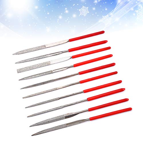 image for LIOOBO Metal Files for Guitars Repairing Nut Saddle and Pick Guard Tun