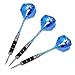 ANSOWNY Darts Steel Tip Set Professional, Steel tip Darts pro 22/26 Grams with Case, Aluminum Shafts and Black Coated Metal Barrels - 3 Pack