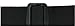 KISS GOLD Super Slim Close Fitting Waist Bag(Black)
