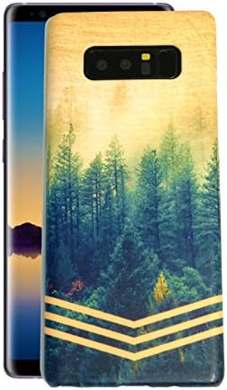 Samsung Galaxy Note 8 Phone Case - Case Escape - Nature Inspired - Wood Design - Impact Resistant - Matte Shell - Phone Case (Golden Forest)