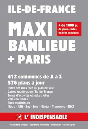 Download Plan de ville : Maxi banlieue de Paris PDF