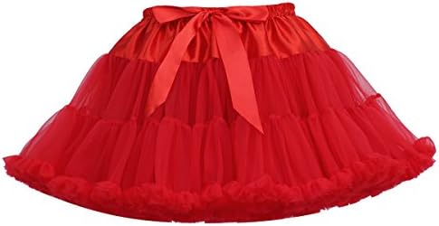 LCLHB Tulle Dance Tutu Skirt, 3-Layer Fluffy Ballerina for Baby Toddler Girls (5 Size Available For 4 Mon - 10yrs Girls)