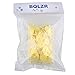 BQLZR Goat Sheep Pig 1-100 Number Plastic Livestock Ear Tag with Yellow Color Pack of 100