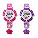 Bo Yi Kid's SK1144A Novelty Cute Flower Shape Digital Watch Rose Red