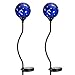 Solar Lights Outdoor,Oak Leaf Glass Ball LED lights for Garden,Patio,Yard,Home,Changing Color,2 Pack