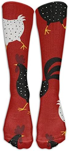 Cute Chicken Animal Knee High Socks Softball Tube Socks Thigh High Socks For Women