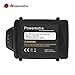Powerextra 20 Volt MAX 4.0Ah WA3520 Replacement Battery for WG151s, WG155s, WG251s, WG255s, WG540s, WG545s, WG890, WG891 Lithium Battery