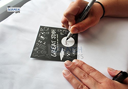 My Scratch Offs Teacher Rewards Scratch Off Cards - DIY Kit - 50 Pack