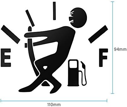 2019 Most Popular Sticker Personality Funny Foreign Trade refueling Cover car Stickers Fuel Tank Cap Sticker (Black)