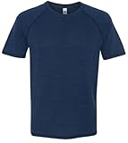 Yoga Clothing For You Men's Navy Heather Tri-blend Tee Shirt
