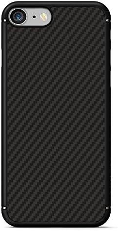iPhone 6S Case, iPhone 6 Case, Nillkin Synthetic Carbon Fiber Premium Bumper Back Cover [Compatible with Magnetic Phone Holder] for iPhone 6/6S - Black