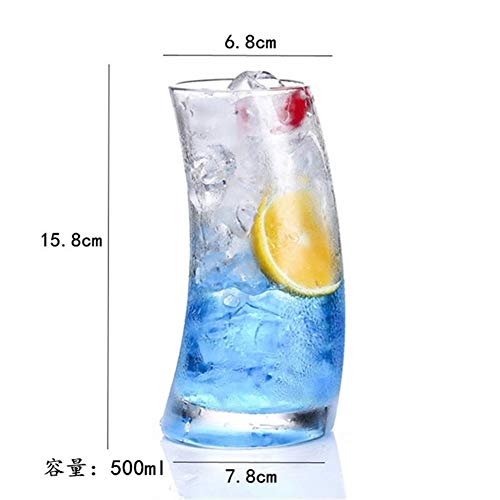 Home+ Whisky gläser, Lustiger Glas-Schale Sailboat Klar Transparent Wine Cup Trinkgläser Nette Cocktailglas forWedding… – Bild 3