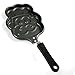 Norpro New Non Stick Pancake Pan Monkey Shape Fun For Kids, 11-inches, Black, Steel