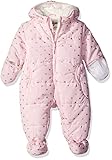 Osh Kosh Baby Girls' Heart Print Pram Suit, Pink Foil, 3/6 Months