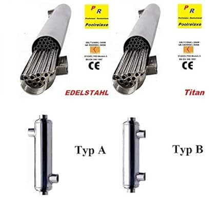 Scambiatore Di Calore In Acciaio Inox Per Piscina