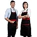 Klicook Kitchen Apron for Women and Men with Pockets/Guide Included on Cotton Canvas, Universal