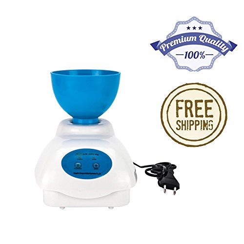Brand Dentist Clinic Portable Blender HL-YMC I Dental Lab Equipment Impression Alginate Material Mixer + Metal Knife(Wooden Handle) +Mixing Rubber Bowl (Metal Contacts) Hand Switch