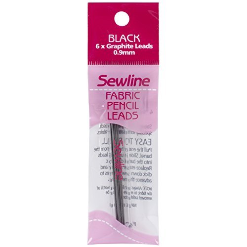 Sewline Mechanical Fabric Pencil Lead Refill, Black by Sewline