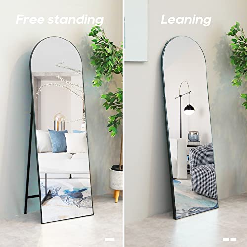 Sollertia Arched Full Length Mirror 64"x21", Large Arched Mirror, Full