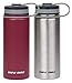 Simply Simily Camping Water Bottle - BPA Free - Built in Premium Stainless Steel with Wide Mouth Opening - Double Walled Vacuum Insulated, 18 Oz