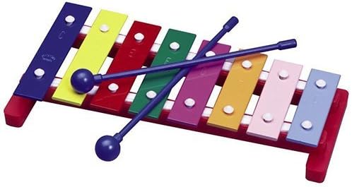 Homeschool Music Supplies (Pre-K / Kindergarten) - Toddler 8 Note Glockenspiel / Xylophone by Hohner