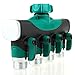 The Seventh 4 Way Hose Splitter Watering Hose Connector With Shut Off Valve