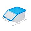 Invero-4X-Set-of-Kitchen-Dry-Food-Storage-Plastic-Tub-Containers-with-Scoop-Ideal-for-Pasta-Cereal-Rice-Pet-Food-and-More Invero® 4x Set of Kitchen Dry Food Storage Plastic Tub Containers with Scoop ideal for Pasta, Cereal, Rice, Pet Food and…