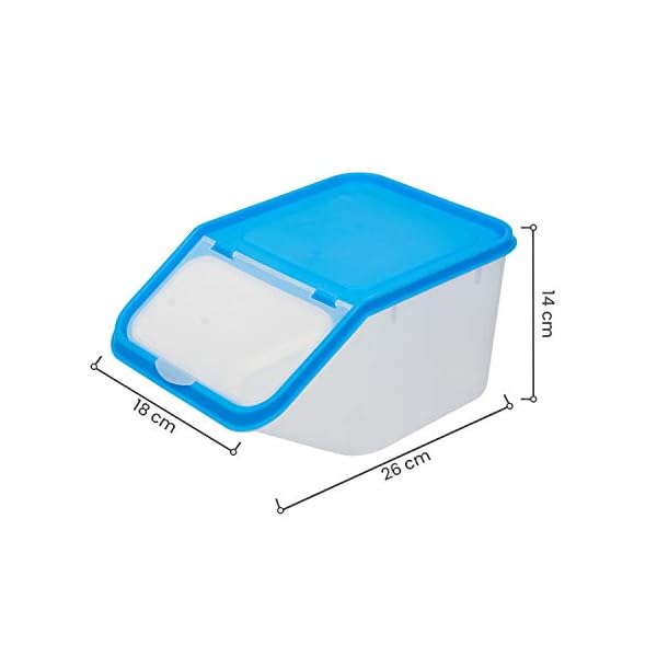 Invero-4X-Set-of-Kitchen-Dry-Food-Storage-Plastic-Tub-Containers-with-Scoop-Ideal-for-Pasta-Cereal-Rice-Pet-Food-and-More Invero® 4x Set of Kitchen Dry Food Storage Plastic Tub Containers with Scoop ideal for Pasta, Cereal, Rice, Pet Food and…