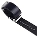 22mm Leather Watch Band Bands for Men NATO Strap Straps Black by INFANTRY