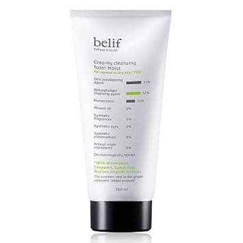 belif creamy cleansing foam moist