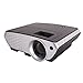 HD Projector,LCD 1200 Lumens Mini Video Projector LED Multimedia Projector Support 1080P for Home Cinema Theater