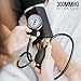 White Coat Deluxe Aneroid Sphygmomanometer Professional Blood Pressure Monitor with Adult Sized Black Cuff and Carrying Case