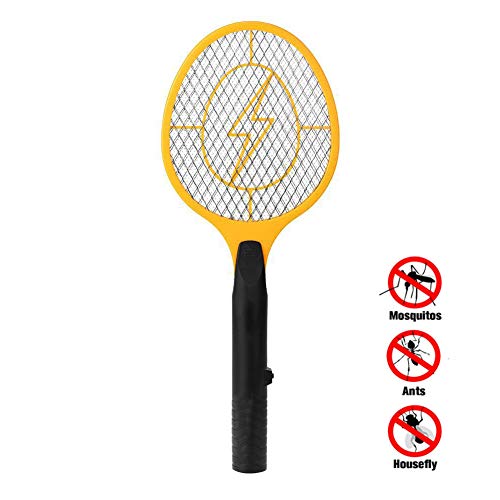MEIREN Electric Fly Swatter, Handheld Bug Zapper Racket for Camping Indoor and Outdoor