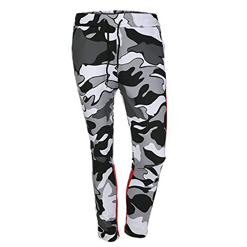 iYBUIA Men's Casual Jogger Sweatpants Basic Fleece Marled Jogger Pant Elastic Waist - Thumbnail 4