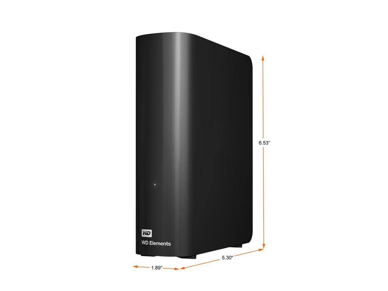 WD 20TB Elements Desktop External Hard Drive, USB 3.0 drive for plug-and-play storage - WDBWLG0200HBK-NESN