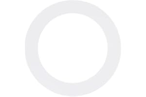 Tachiuwa Bass Drum Bottom Port Hole Protector Ring, Protective Ring Percussion Instrument Accessory Drum Skin Protector, Whit