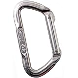 Omega Pacific Lite D Black Carabiner