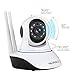AKASO Wireless Wifi IP Security Camera 720P Indoor Home Surveillance System Baby Pet Monitor 2 Way Audio, Day/Night Vision Webcam (IP1M-901)