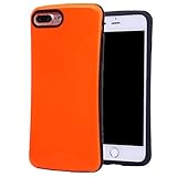 Dejavux iPhone 7 Plus Case Sleek Design with Bright Colors and Polished Glossy Finish Cover for iPhone 7 Plus (Orange)