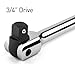 Capri Tools 3/4 Inch Drive Extension Breaker Bar, 998 ft-lb, 24 inches