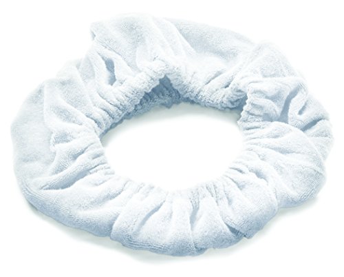 TASSI The Best Way To Hold Your Hair Since...Ever! Terrycloth Hair Holder Wrap, White
