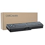 OMCreate New Laptop Battery for Toshiba Satellite C655 A665 L645 M300 M301 M305 M505 U405, fits PABAS228 PA3634U-1BRS PA3634U-1BAS PA3635U-1BAM PA3636U-1BR - 12 Months Warranty