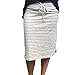 Women Sexy Stripe Skirt Howstar Summer Casual Elastic High Waist Short Skirt (XL)