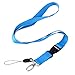 Wisdompro Office Lanyard, 3 Pack 23 inch Quick Release Neck Strap Lanyard with Detachable Buckle, String Loop for Keys, ID Badges, Card Holder, USB Flash Drives, Phones - Purple, Hot Pink, Light Blue