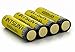 Intsun® 4pcs 3.7V 18650 4000mah Rechargeable Li-ion Battery with PCB and 18650 battery Charger for LED Flashlight, Headlamps, search light lamp, etc