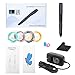 3D Pen, Uzone 2019 Upgraded 3D Printing Drawing Pen, 12 Colors 120Ft 1.75mm PLA Filament, Smart Temperature Control, 8 Speed Printing Control, Best Birthday Holiday Gifts Toys for Kids, Non-Clogging