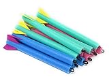 KIDSTHRILL Finger Foam Toy Rockets| Flying Rocket Launcher| Slingshot for Kids |Girls & Boys Outdoor Toys |Summer Toys |Party Favors | Party Pack of 12 Assorted Color
