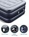 AYCLIF Upgraded Air Mattress Twin Size Blow Up Raised Airbed, Cup Hole Inflatable Mattress with Built-in Electric Pump Easy to Transport & Store and Repair Patches Included, 80x39x18 inches